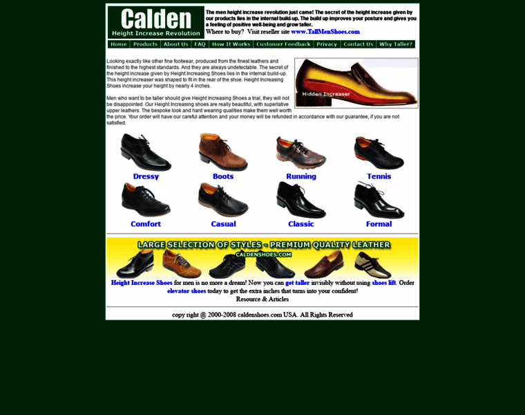 Caldenshoes.com thumbnail
