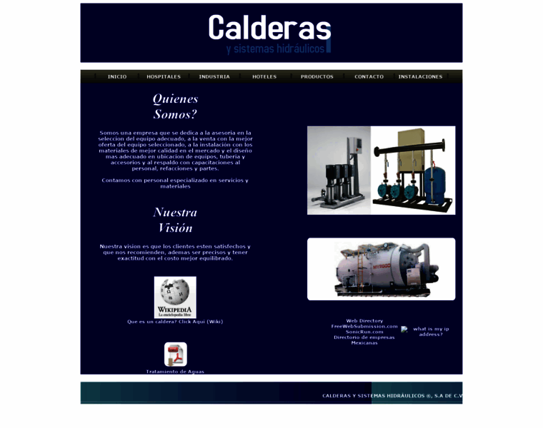 Calderasysistemas.com.mx thumbnail