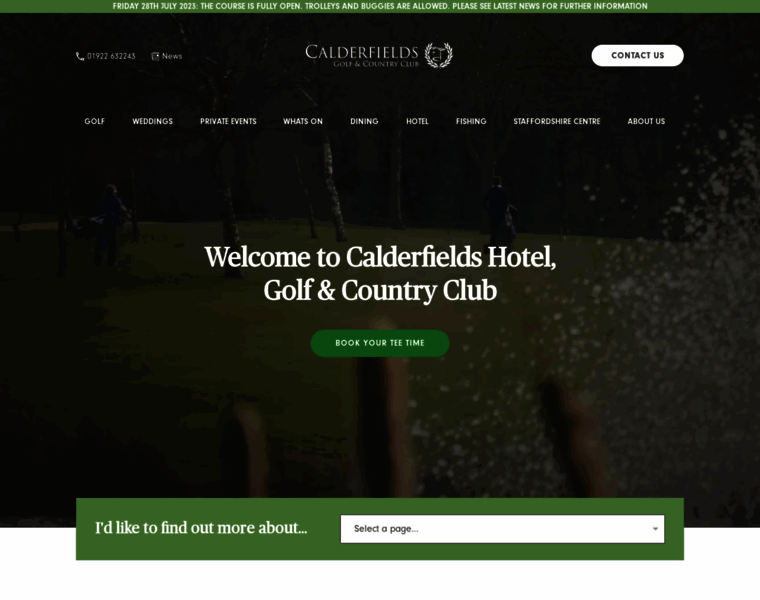 Calderfieldsgolfclub.co.uk thumbnail
