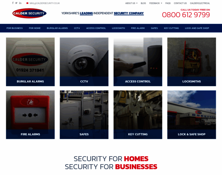 Caldersecurity.co.uk thumbnail