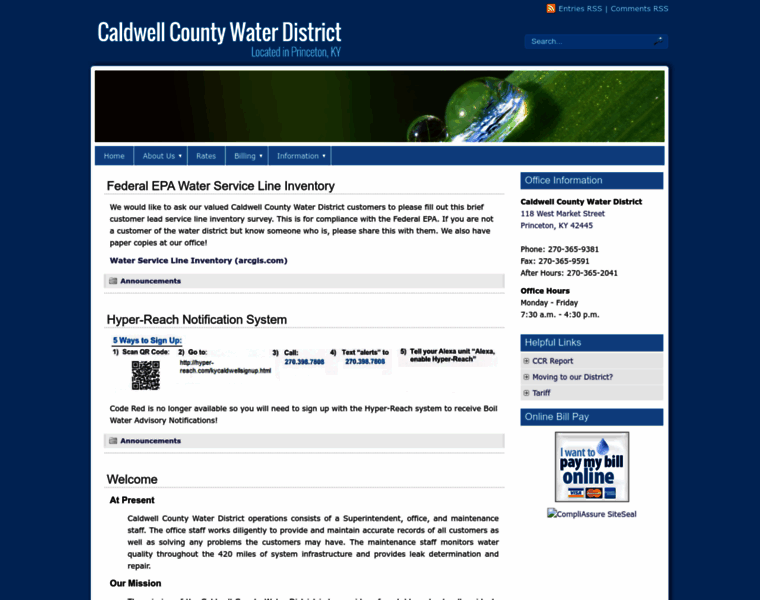 Caldwellcountywaterdistrict.com thumbnail