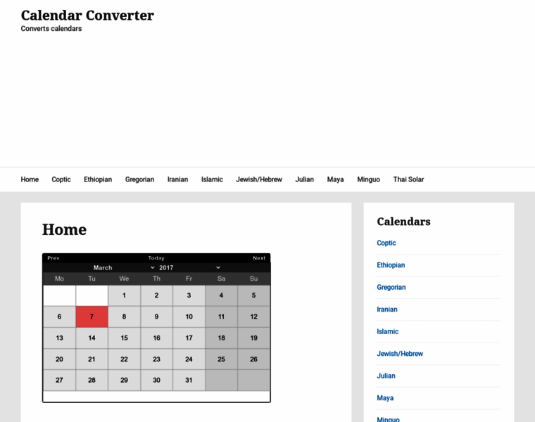 Calendar-converter.com thumbnail