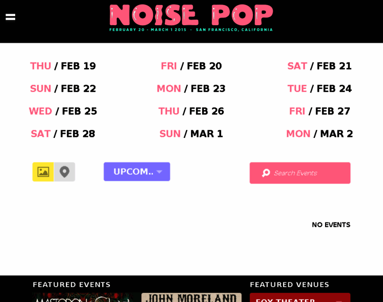 Calendar.noisepop.com thumbnail