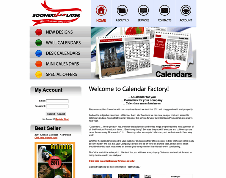 Calendarfactory.ie thumbnail