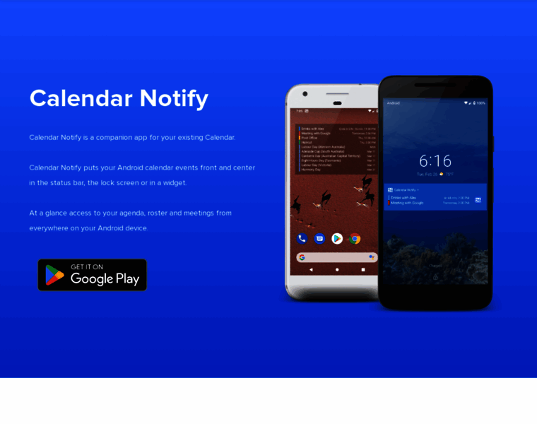 Calendarnotify.com thumbnail