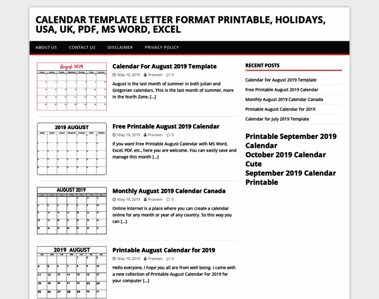 Calendarprintabletemplates.com thumbnail