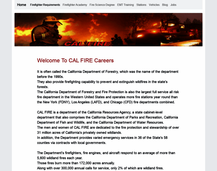 Calfirecareers.com thumbnail