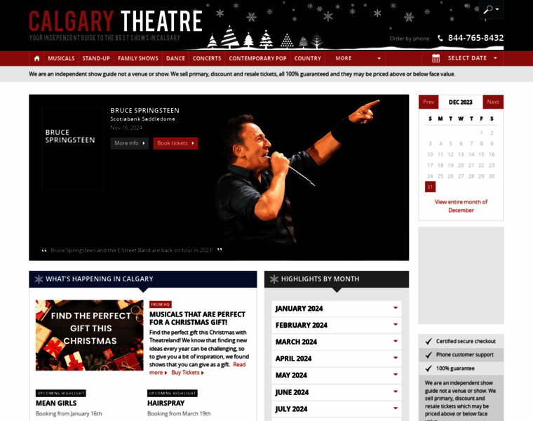 Calgary-theatre.com thumbnail