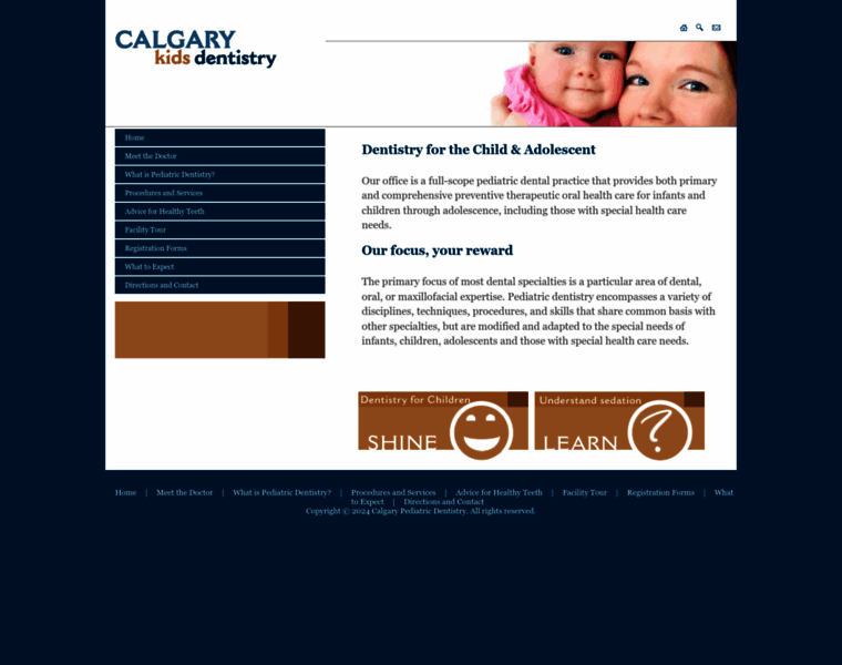 Calgarykidsdentistry.com thumbnail