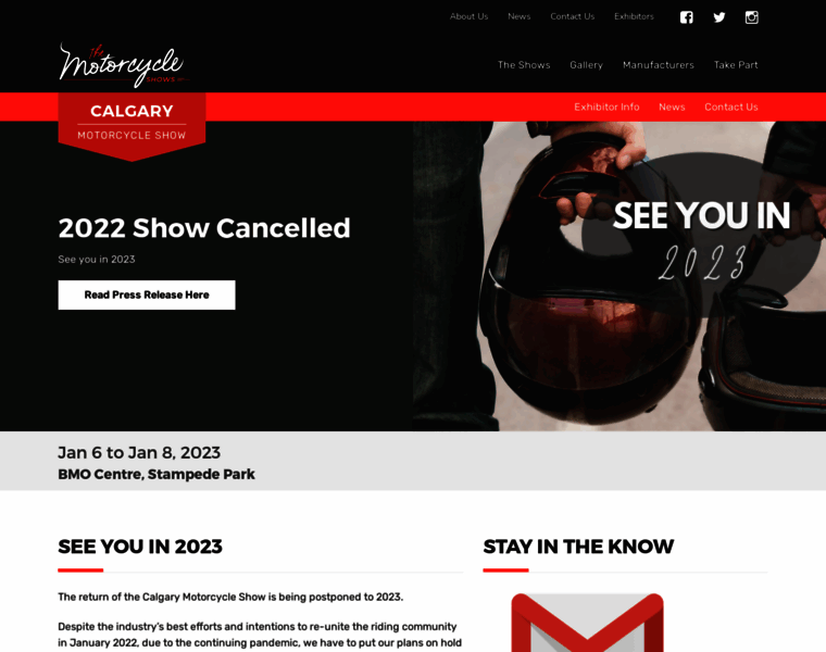 Calgarymotorcycleshow.ca thumbnail