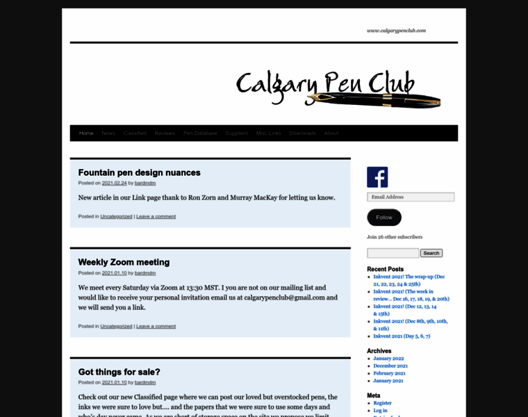 Calgarypenclub.com thumbnail