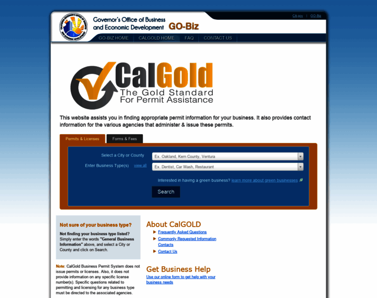 Calgold.ca.gov thumbnail
