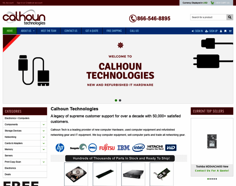 Calhountech.com thumbnail
