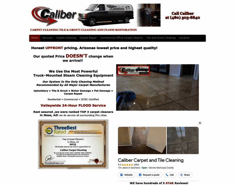 Calibercleaning.com thumbnail
