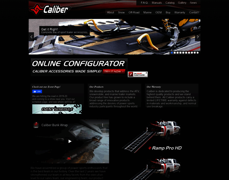 Caliberproductsinc.com thumbnail