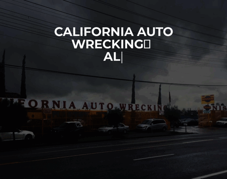 Californiaautowrecking.com thumbnail
