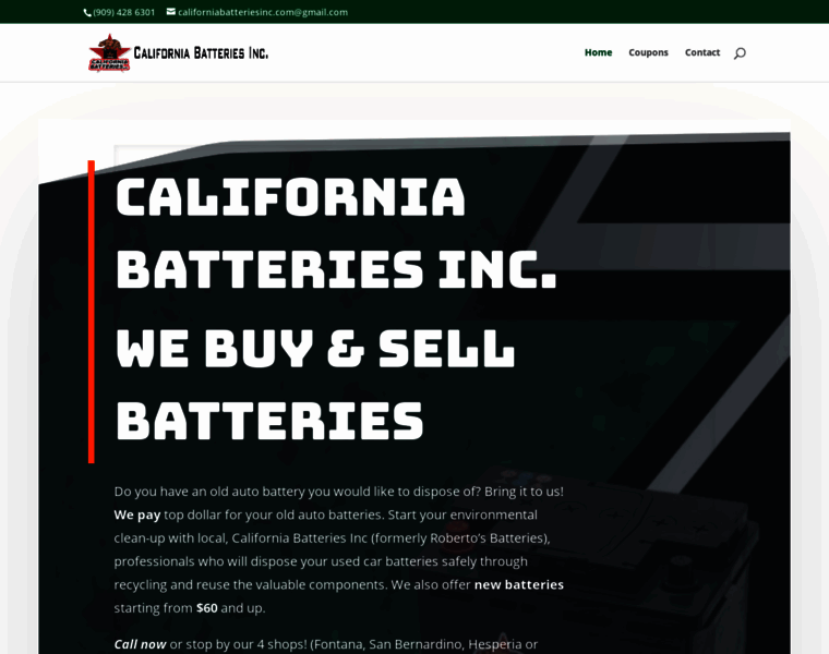 Californiabatteriesinc.com thumbnail