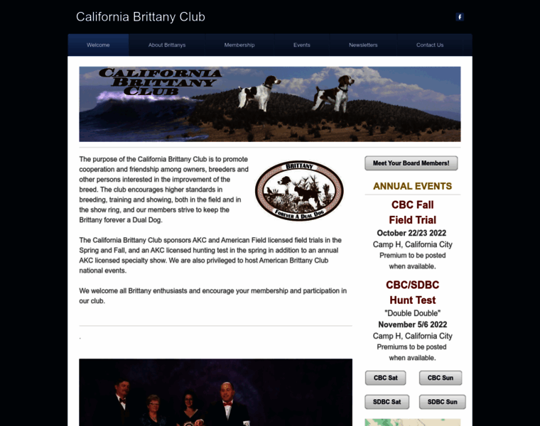 Californiabrittanyclub.org thumbnail