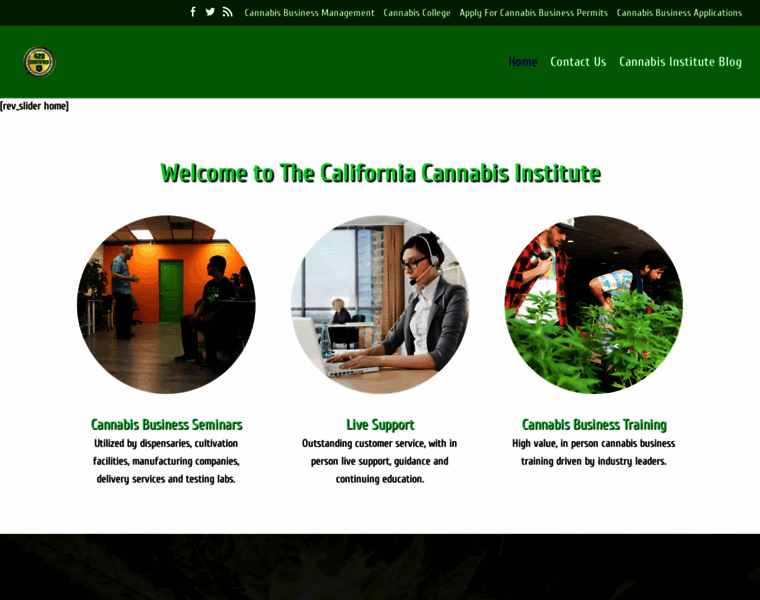 Californiacannabisinstitute.com thumbnail