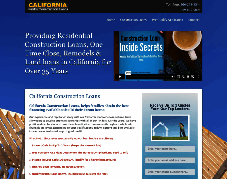 Californiaconstructionloans.com thumbnail