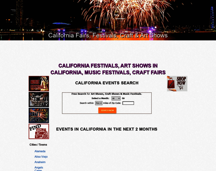 Californiafairsandfestivals.net thumbnail