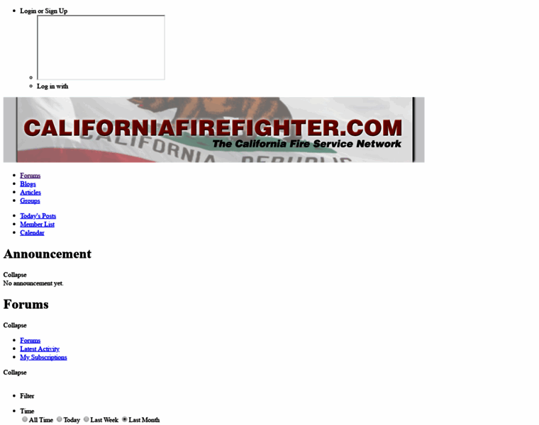 Californiafirefighter.com thumbnail