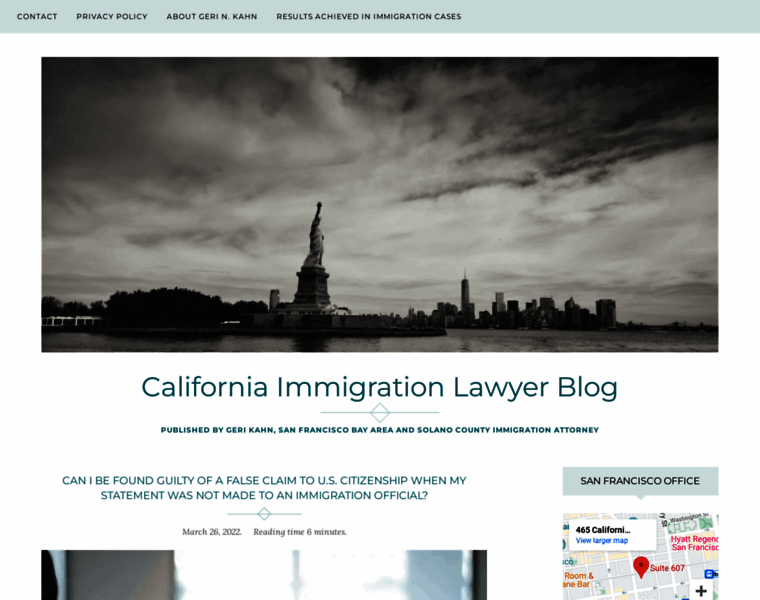 Californiaimmigrationlawyerblog.com thumbnail
