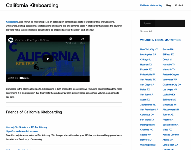 Californiakiteboarding.biz thumbnail
