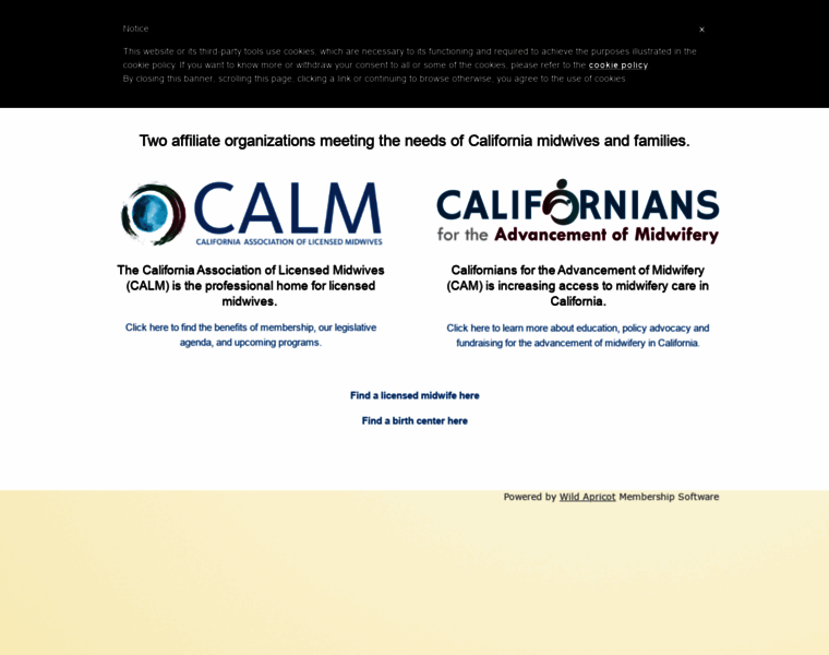 Californiamidwives.org thumbnail