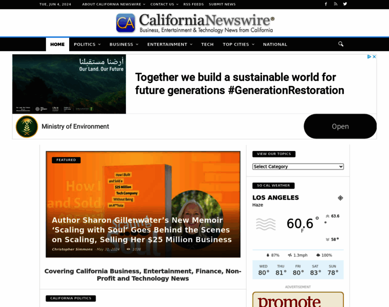 Californianewswire.com thumbnail