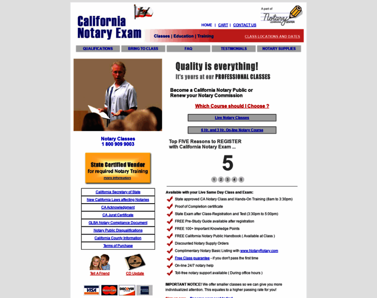 Californianotaryexam.com thumbnail