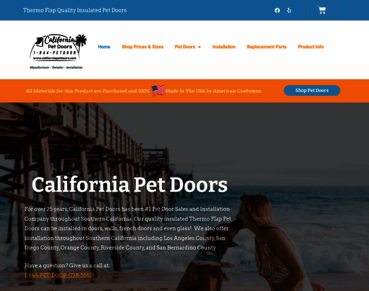 Californiapetdoors.com thumbnail