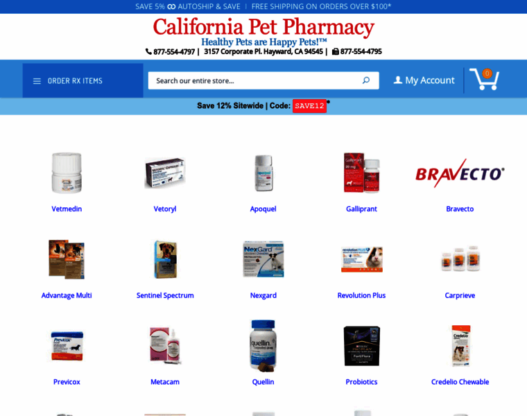 Californiapetpharmacy.com thumbnail