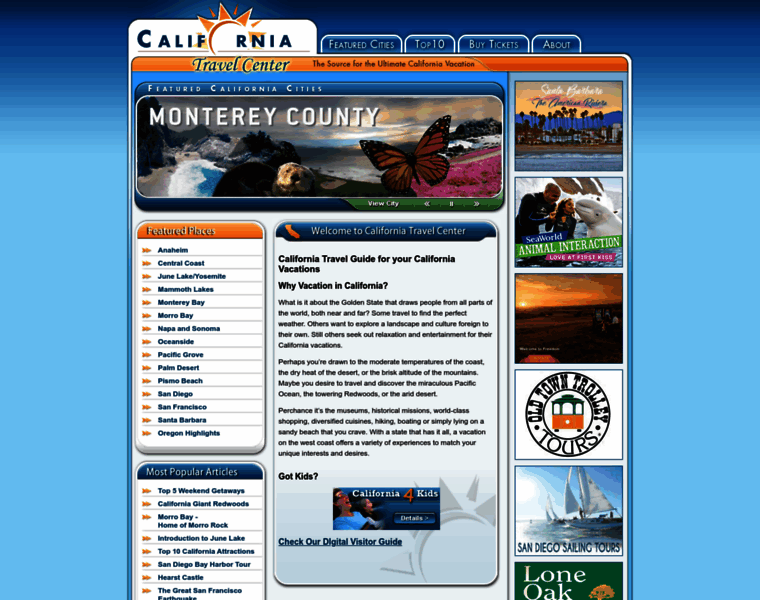 Californiatravelcenter.com thumbnail