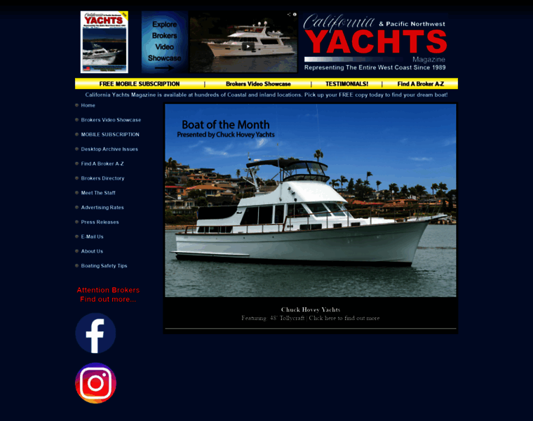 Californiayachts.com thumbnail