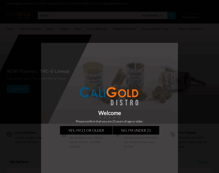 Caligolddistro.com thumbnail