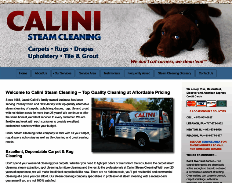 Calinisteamcleaning.com thumbnail