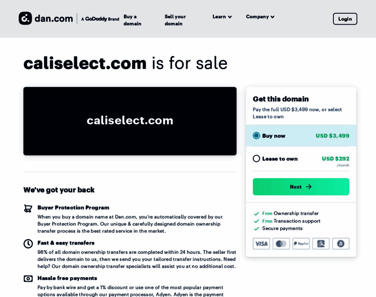Caliselect.com thumbnail