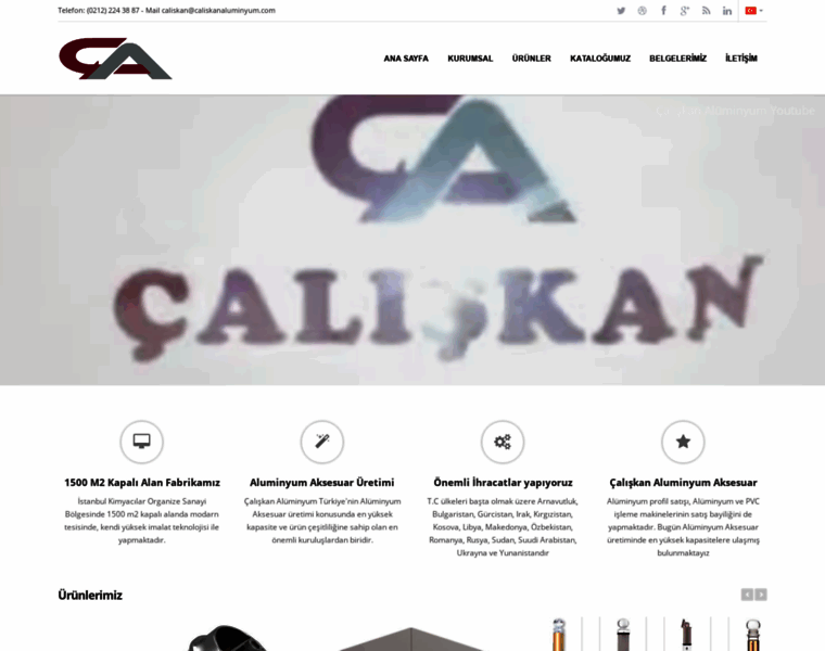Caliskanaluminyum.com thumbnail