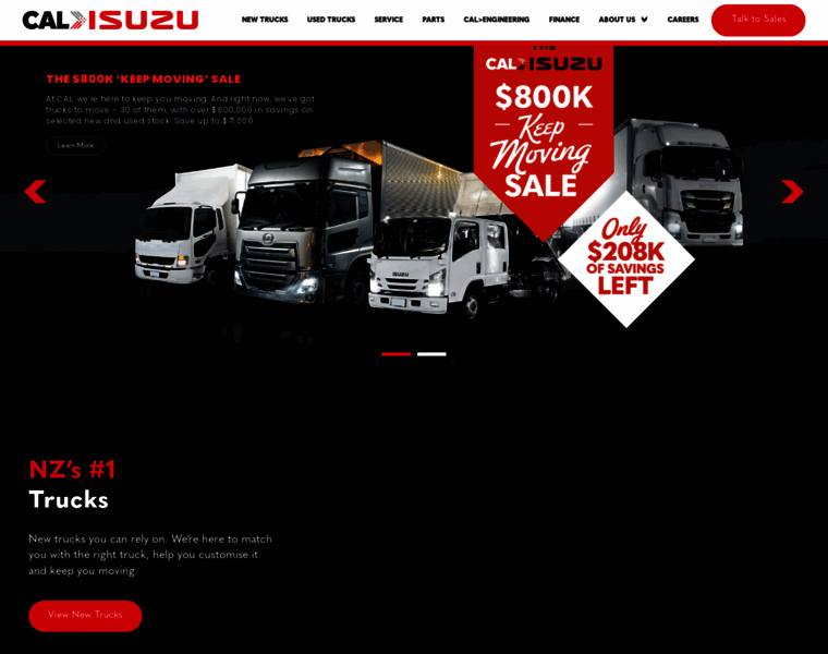 calisuzu.co.nz at WI. CAL>Isuzu | 0800 266 628 | New Zealand