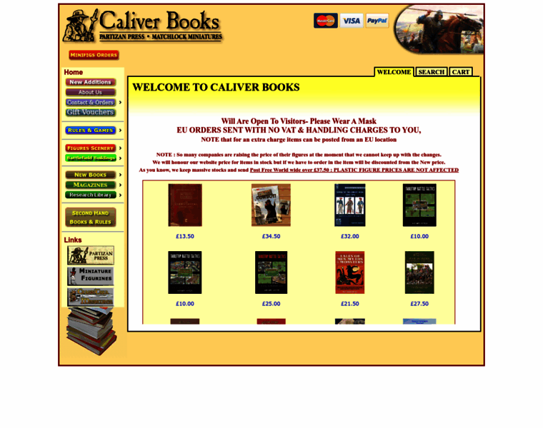 Caliverbooks.com thumbnail