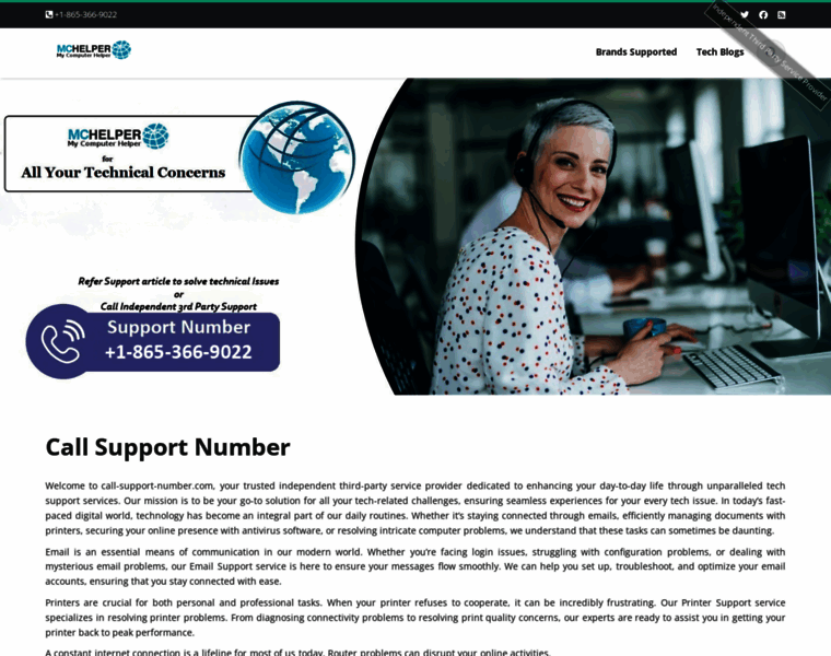 Call-support-number.com thumbnail