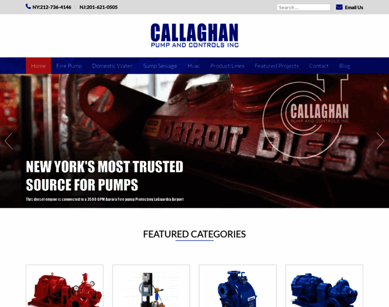 Callaghanpump.com thumbnail