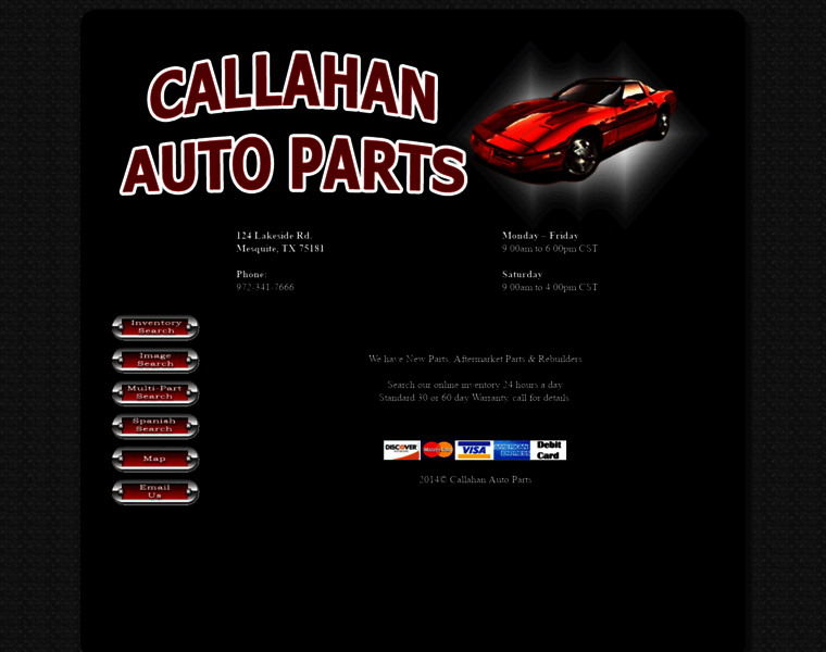 Callahanusedautoparts.com thumbnail