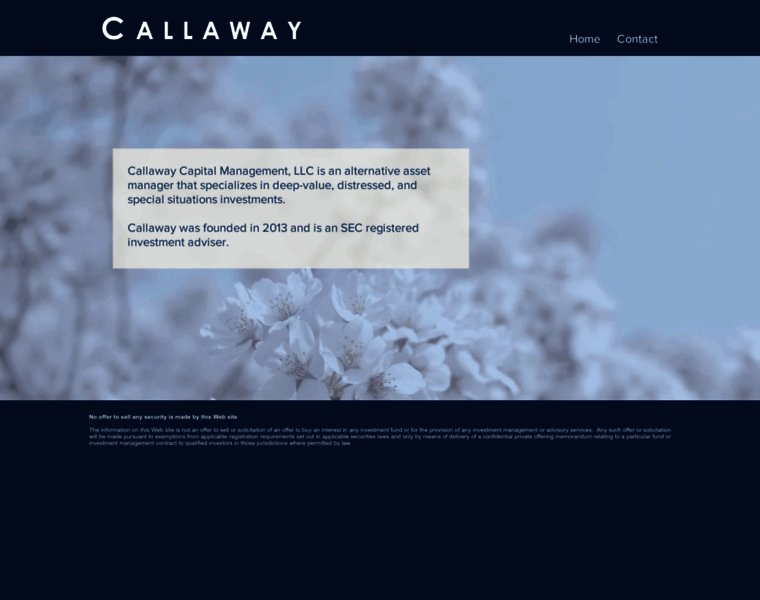 Callawaycap.com thumbnail