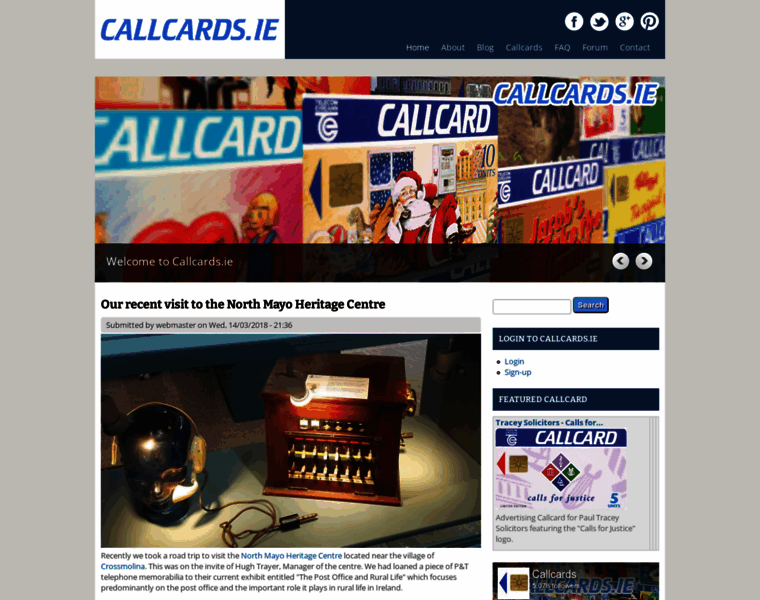 Callcards.ie thumbnail