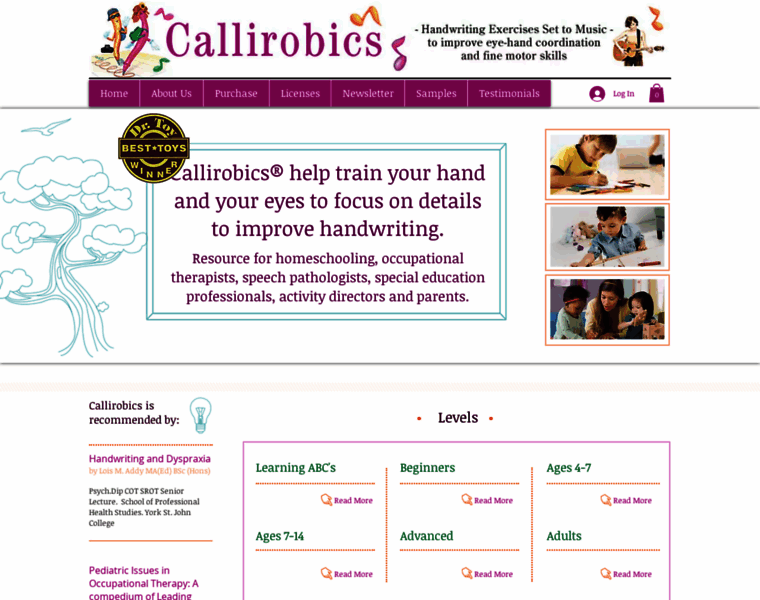 Callirobics.com thumbnail