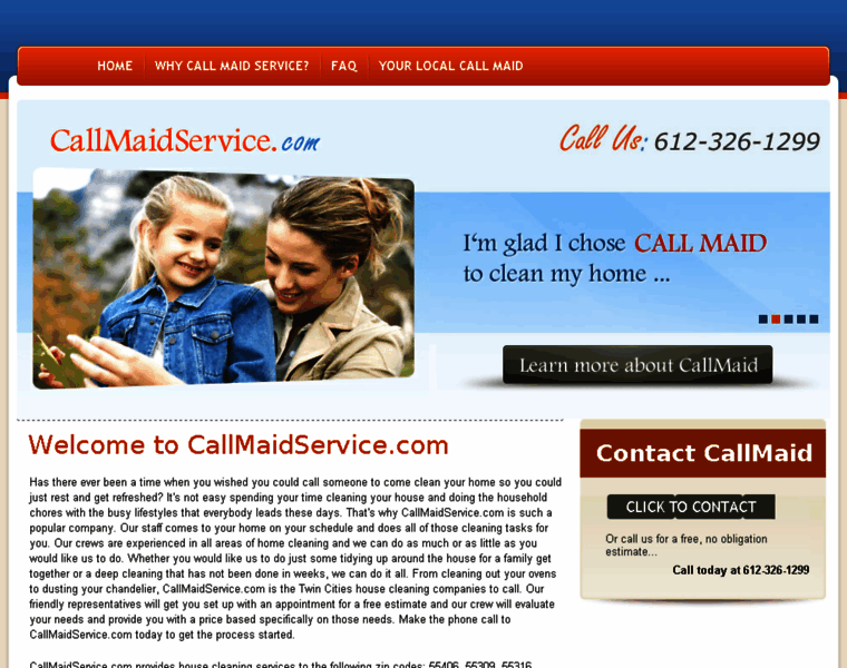 Callmaidservice.com thumbnail