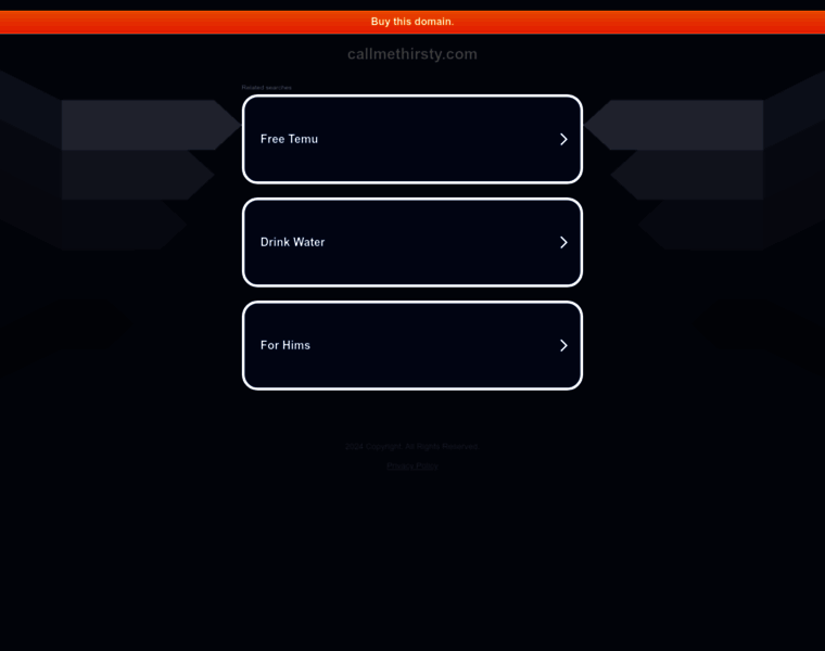 Callmethirsty.com thumbnail