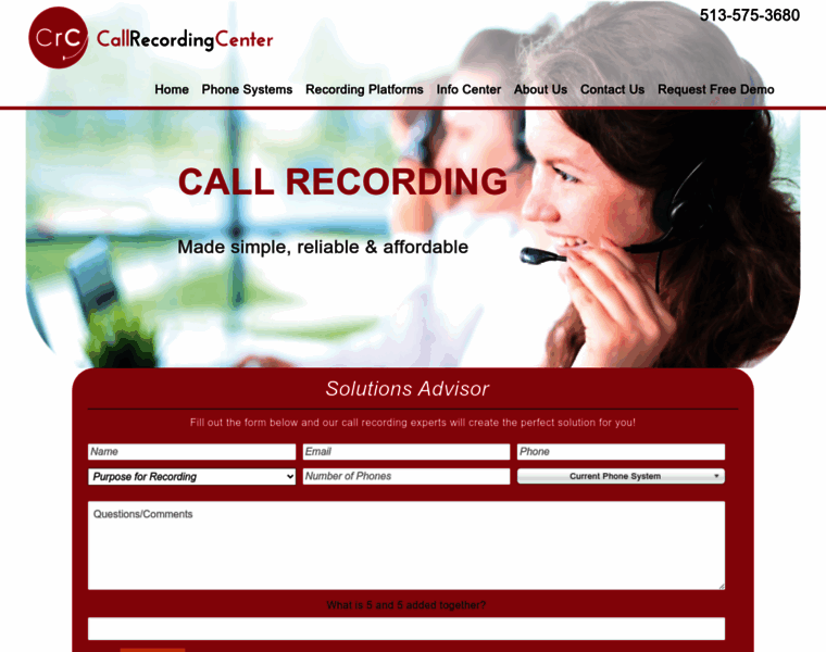 Callrecordingcenter.com thumbnail